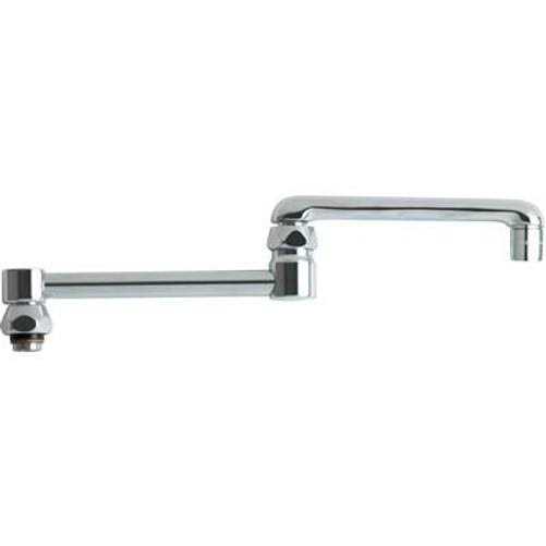 Chicago Faucets DJ18JKABCP 18 Double Jointed Swing Spout - Cheap Fitting