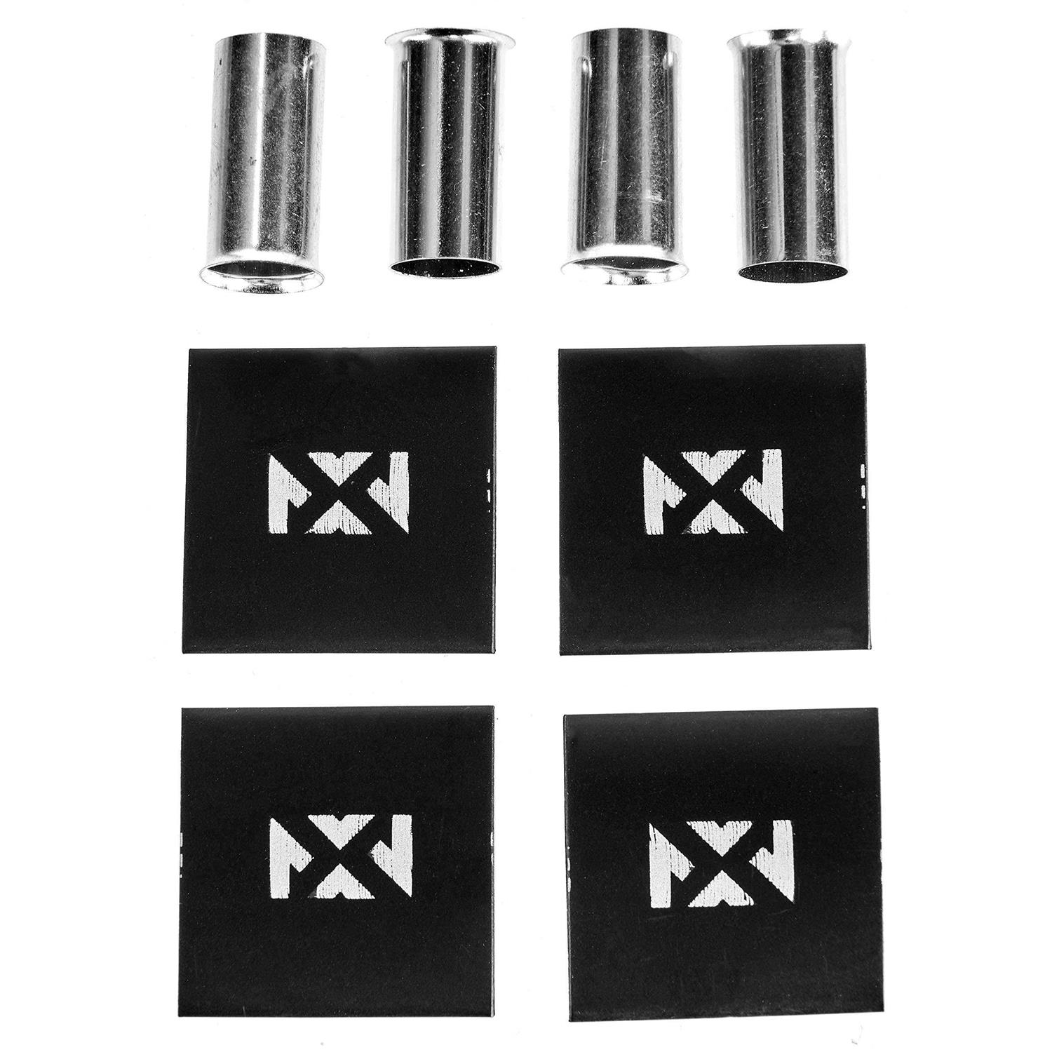 NVX xwf44pk Four pack of 4 AWG Wire End Ferrules with Heat Shrink Tubing Included - Cheap Fitting
