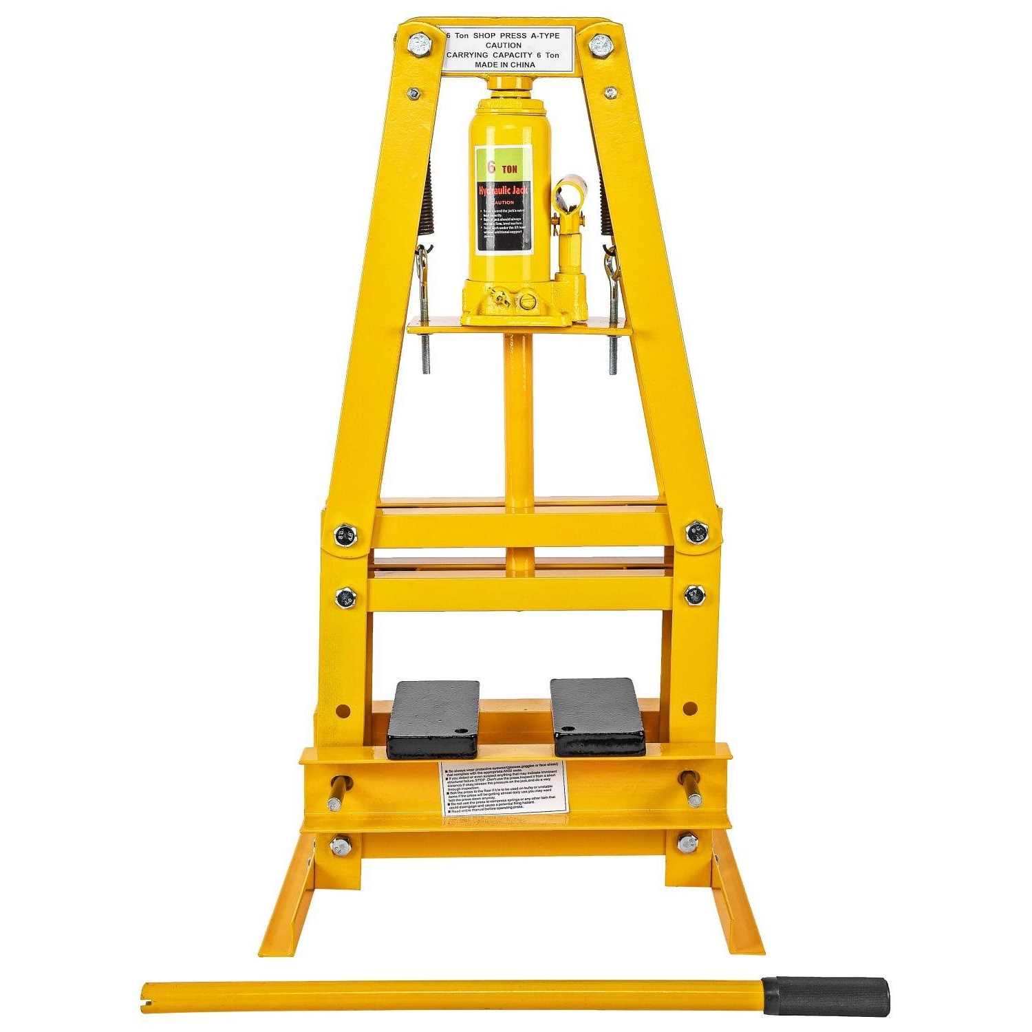 JEGS 81635 Hydraulic A-Frame Shop Press 6-Ton Bench Top Mount Working Range - Cheap Fitting