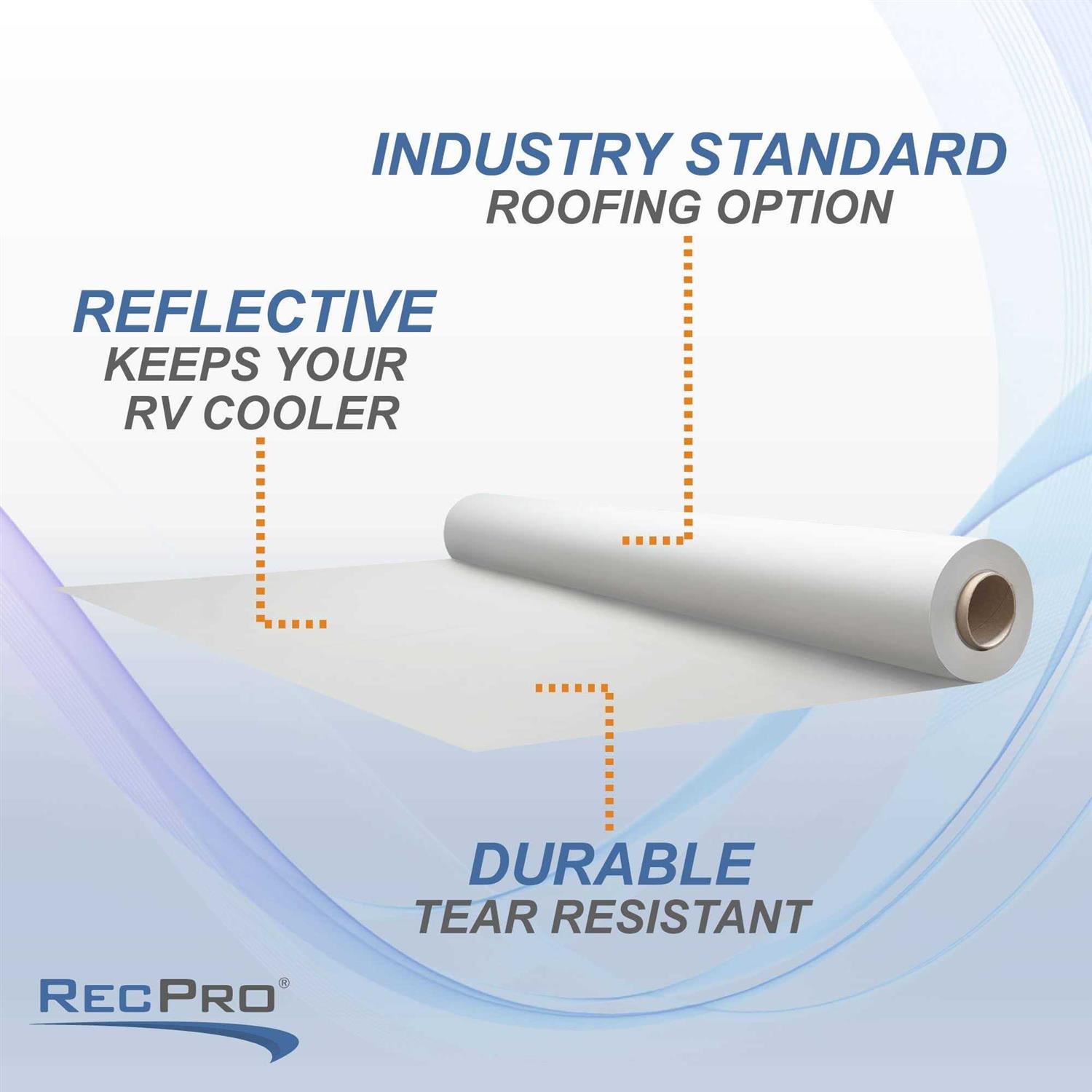 RecPro Extreme Duty RV Slideout Rubber Roof 8.5′ or 4.5′ Option RV Slideout Roof Repair - Cheap Fitting