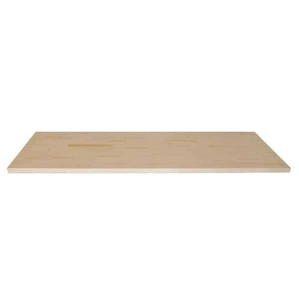 HARDWOOD REFLECTIONS 25 in. D Unfinished Nordic Pine Butcher Block Standard Countertop Eased Edge - Cheap Fitting