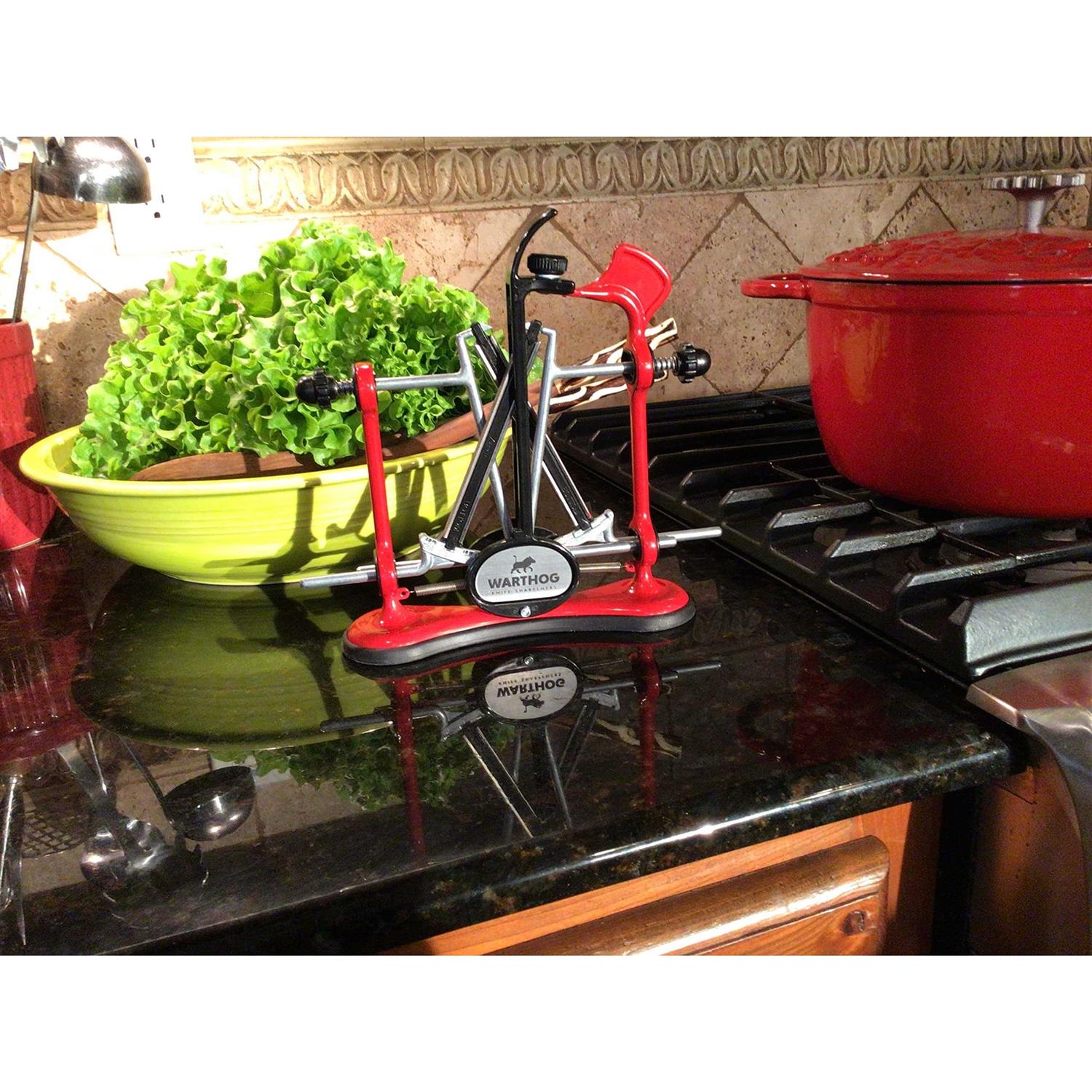 Warthog V-Sharp A4 Knife Sharpeners 325 Grit Diamond Rods with Adjustable Angles - Cheap Fitting