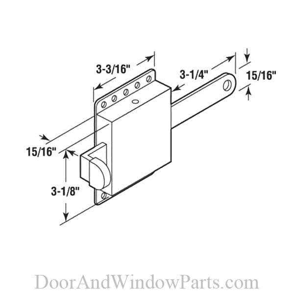 Prime Line GD 52118 Inside Deadlock - Cheap Fitting
