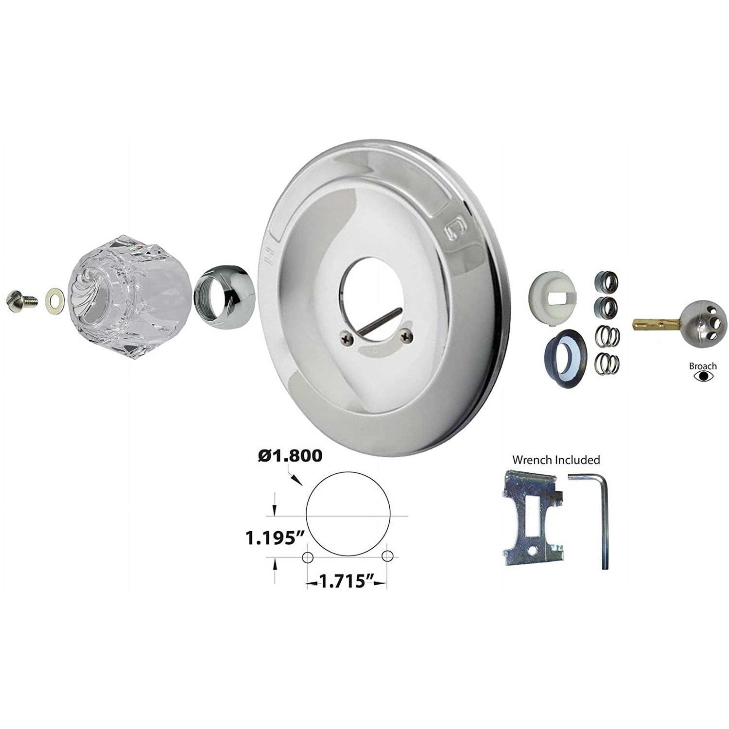 WholesalePlumbing Renovation Kit for Delta RP54870 600 Series Tub and Shower - Cheap Fitting