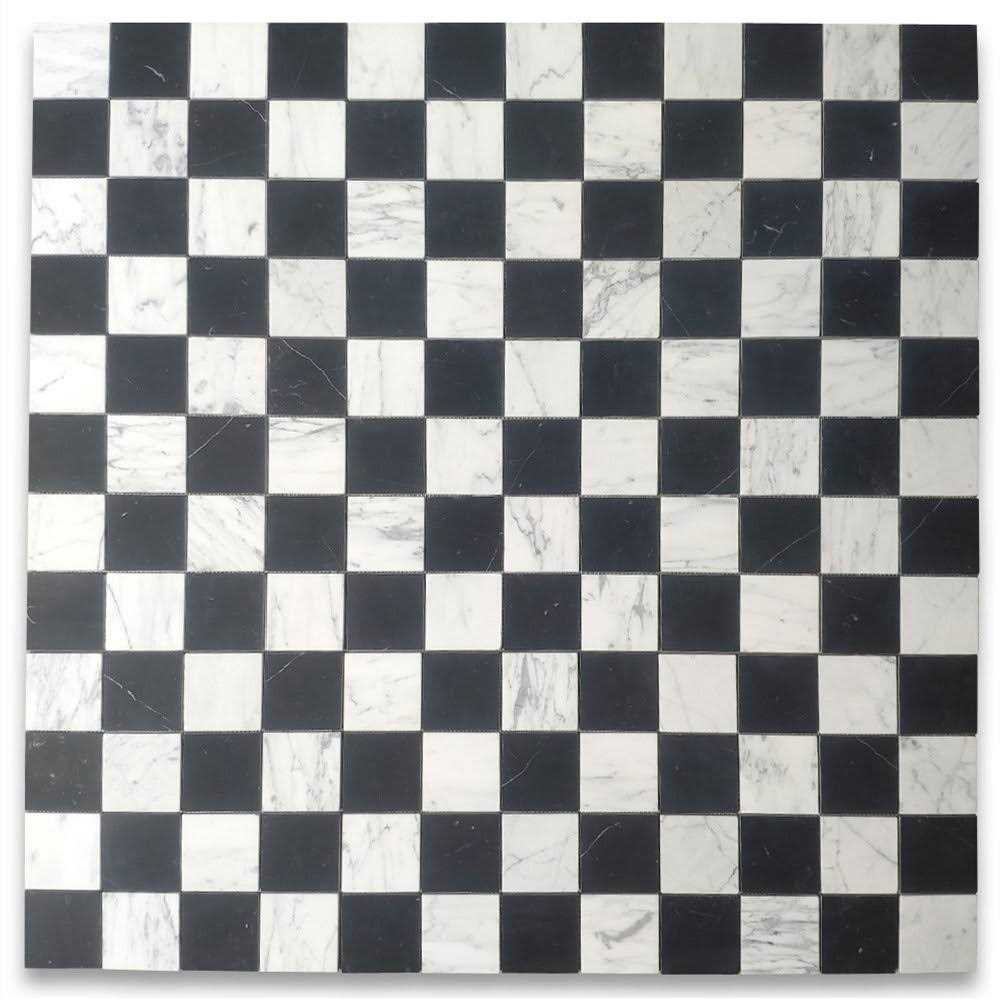 12 x 12 Marble Grid Mosaic Wall & Floor Tile Marble Online - Cheap Fitting