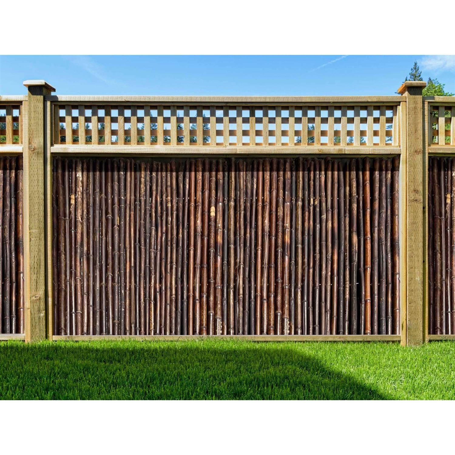 GARDEN CRAFT Brown Bamboo Fencing Rolled Fencing - Cheap Fitting