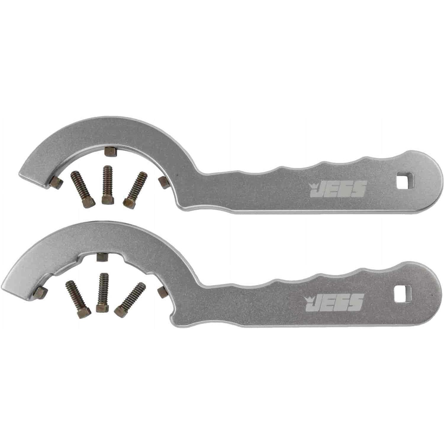 JEGS 81802 Universal Billet Spanner Wrench Set Removable Teeth - Cheap Fitting