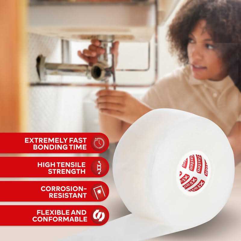 Xfasten Self Fusing Silicone Tape 1 X 36-Foot Silicone Tape for Plumbing - Cheap Fitting