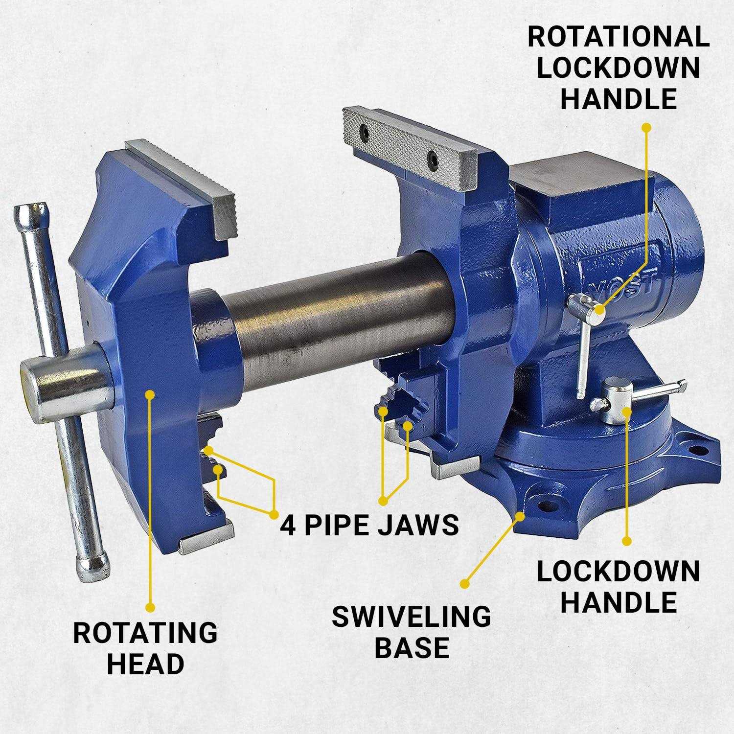 Yost 750-E Rotating Bench Vise - Cheap Fitting