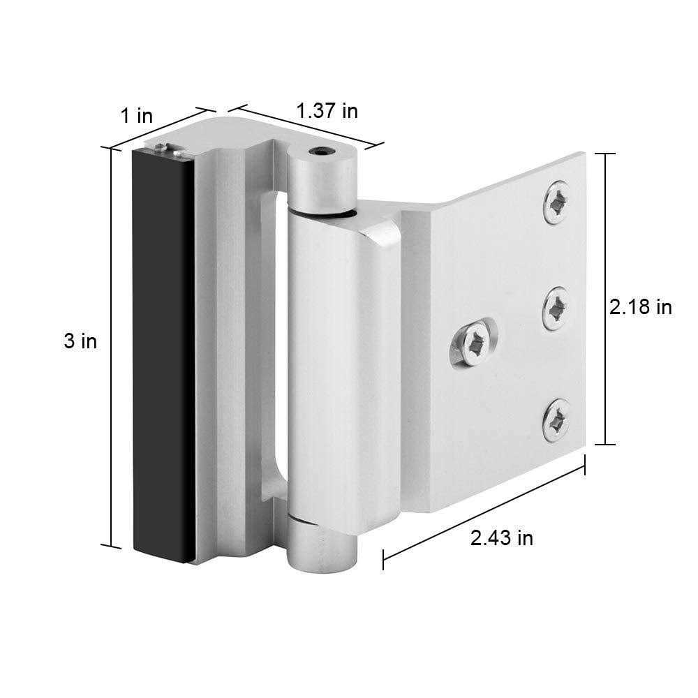 EverPlus Home Security door Lock with 8 Screws childproof door reinforcement Lock with 3 inch stop withstand 800 lbs for inw - Cheap Fitting