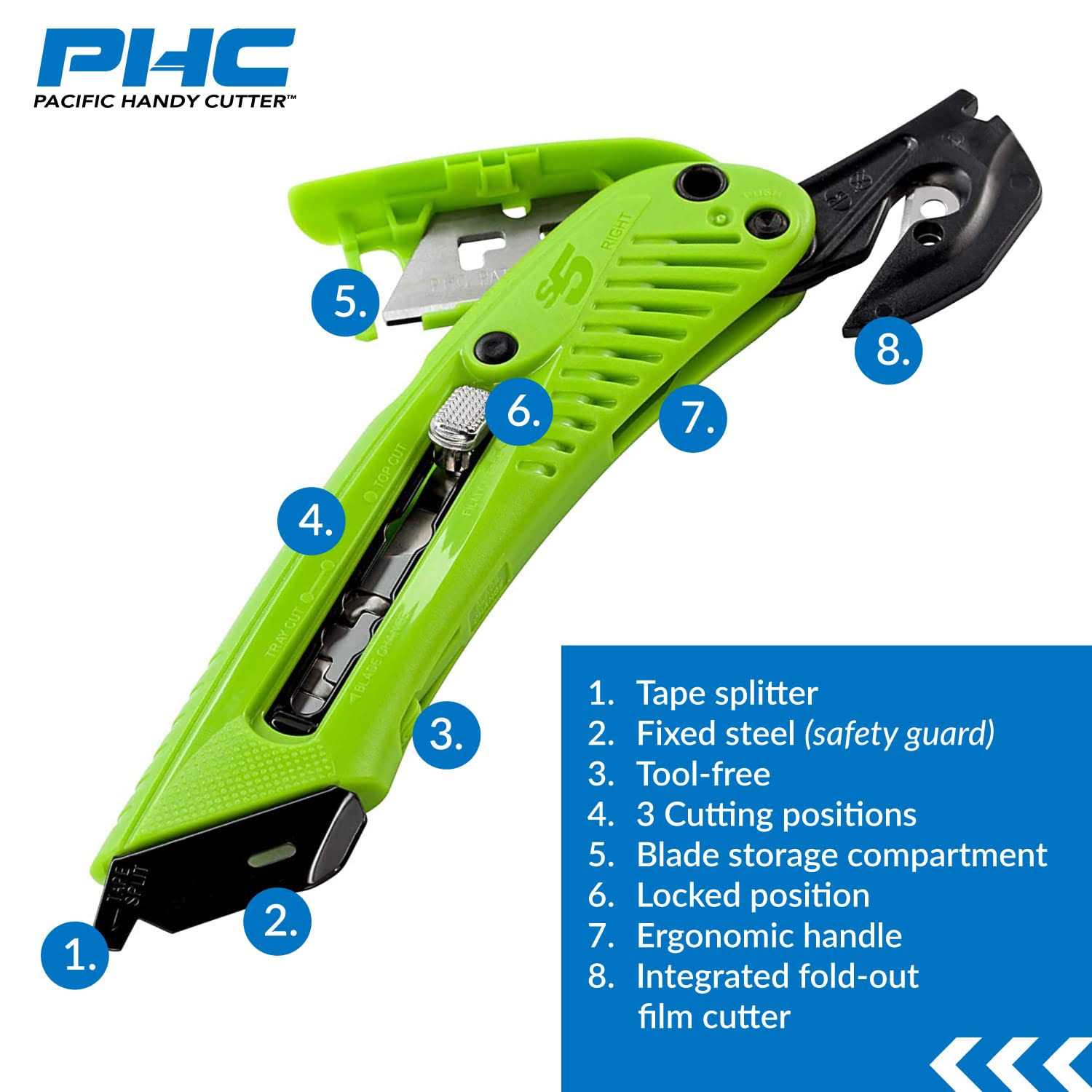 Pacific Handy Cutter S5R Safety Knife - Cheap Fitting