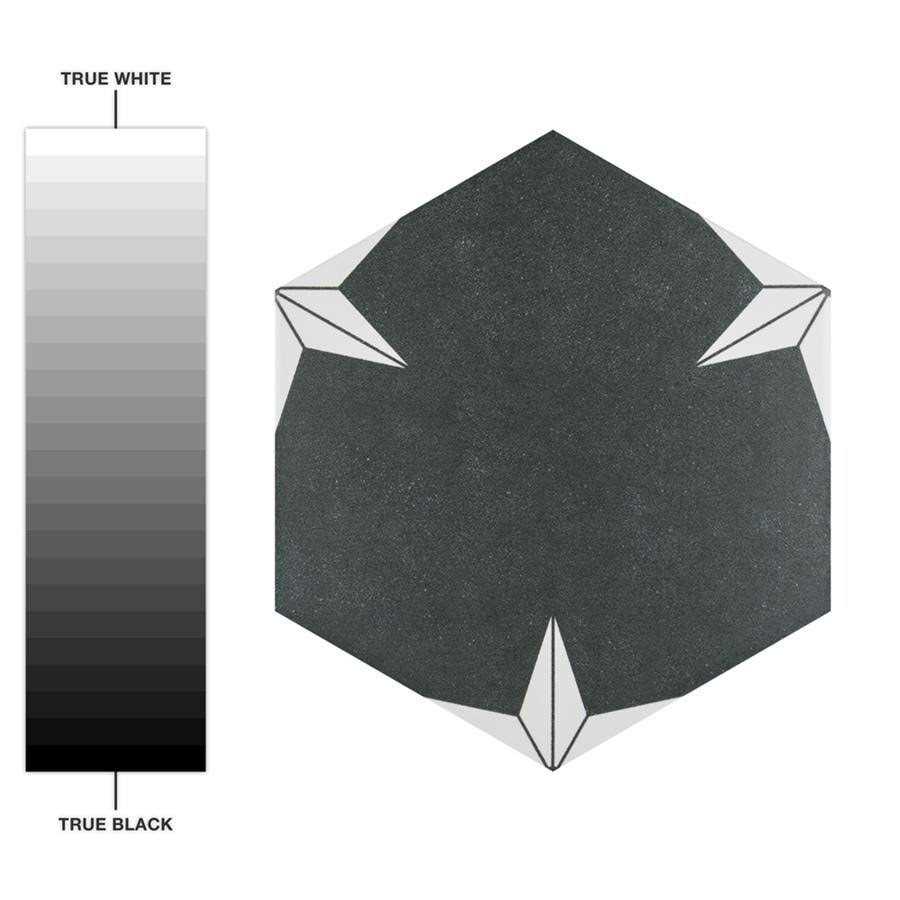 Merola Tile Stella Hex 8-5/8 x 9-7/8 Porcelain Floor and Wall Tile FCDST - Cheap Fitting