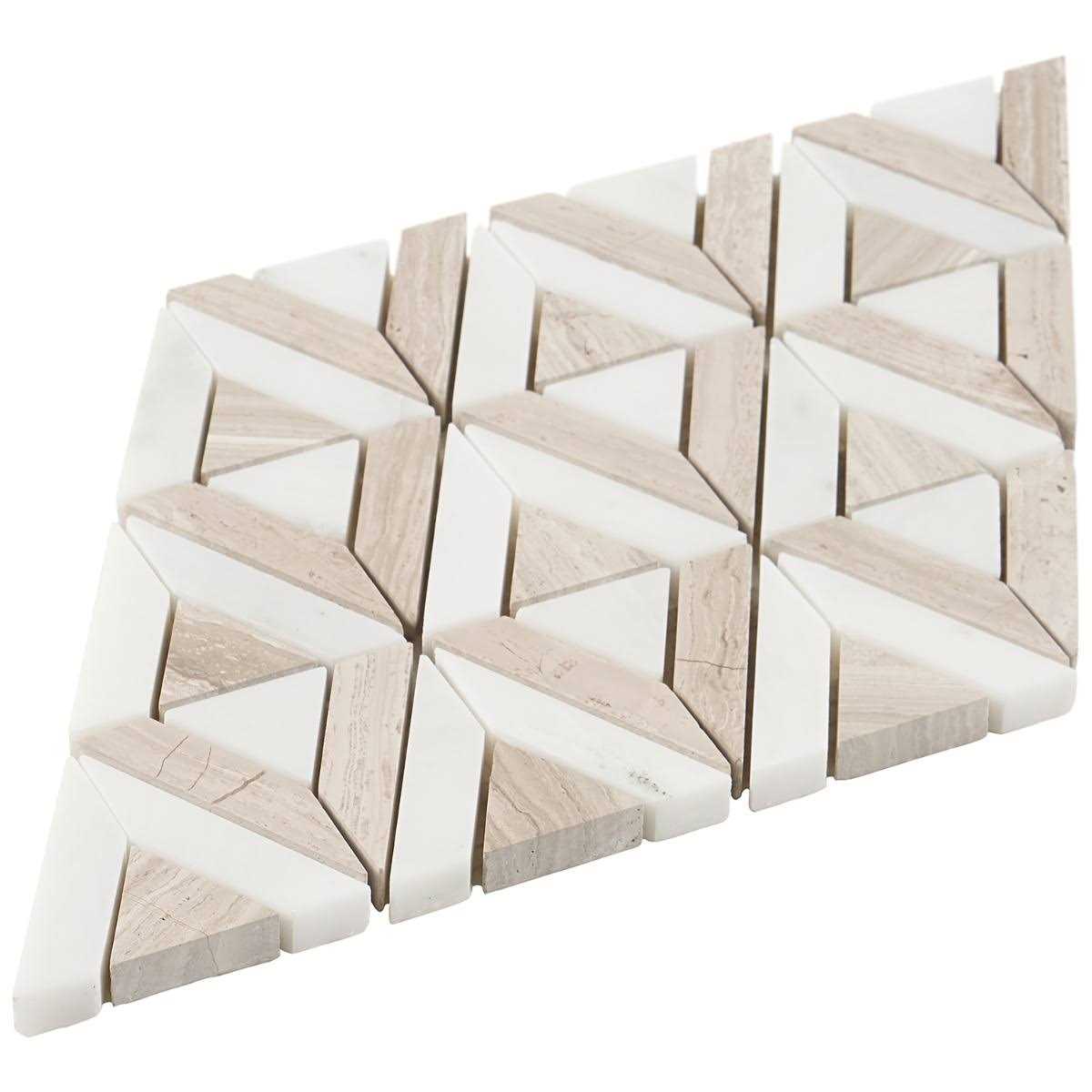 Florey Random Sized Marble Random Mosaic Wall & Floor Tile Ivy Hill Tile - Cheap Fitting