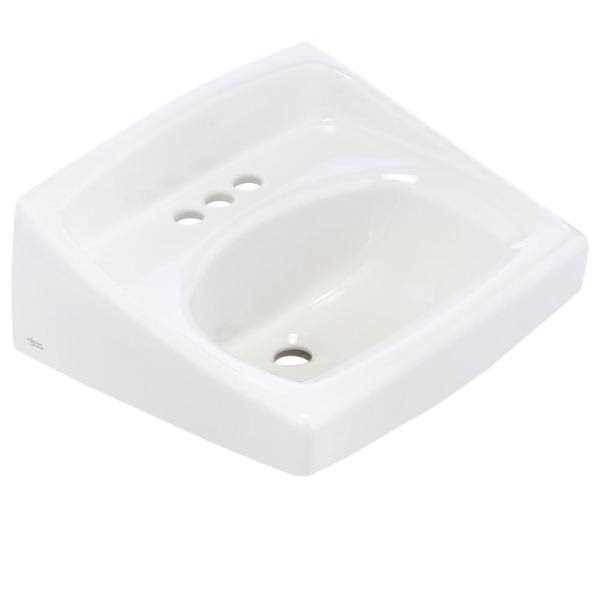 American Standard 0355.012.020 White Lucerne Wall-Mount Sink - Cheap Fitting
