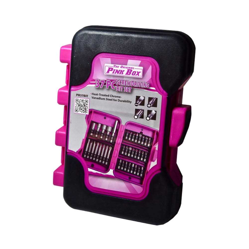 The Original Pink Box PB37BIT 37-Piece Screwdriving Bit Set - Cheap Fitting