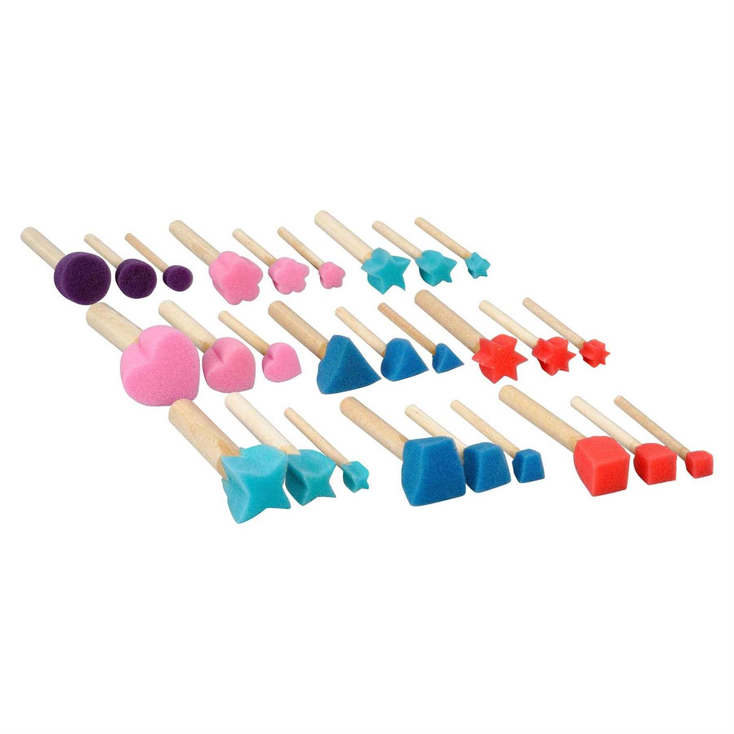 95 Count Spouncer Shaped Foam Brush Set by Craft Smart - Cheap Fitting