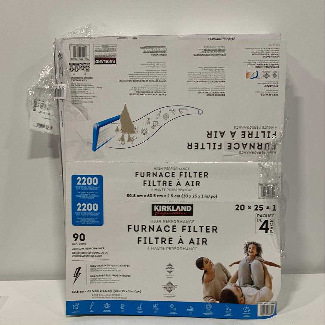 Kirkland Signature 2200 High Performance Furnace Filters - Cheap Fitting