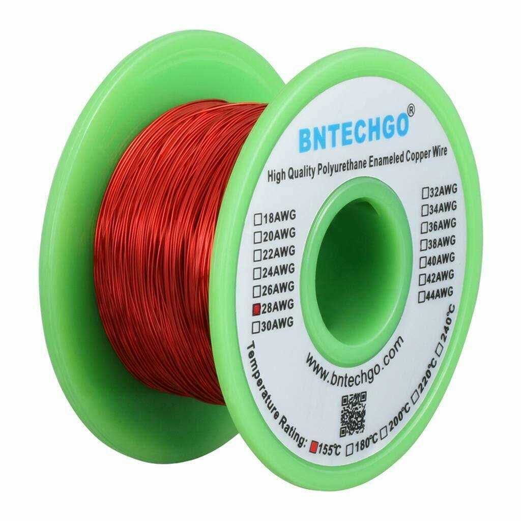 Bntechgo AWG Magnet Wire Enameled Copper Wire Enameled Magnet Winding Wire - Cheap Fitting