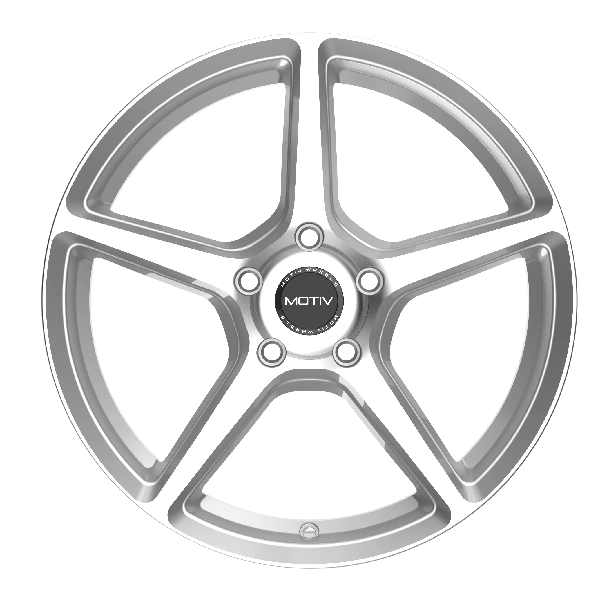 Motiv 16x7.5 5X4.50 433MS Blade Silver Wheel Rim - Cheap Fitting