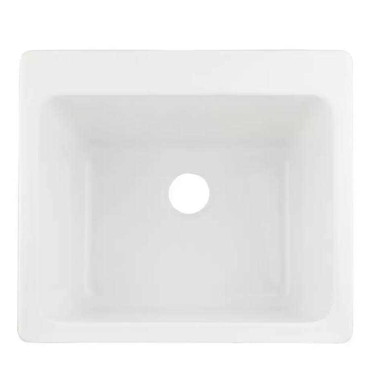 Signature Hardware 449309 Medford 25 Drop In Single Basin Acrylic Laundry Sink - Cheap Fitting