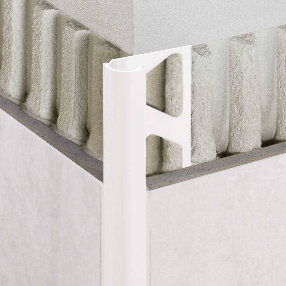 Schluter Rondec PVC Bullnose Tile Edging Trim - Cheap Fitting