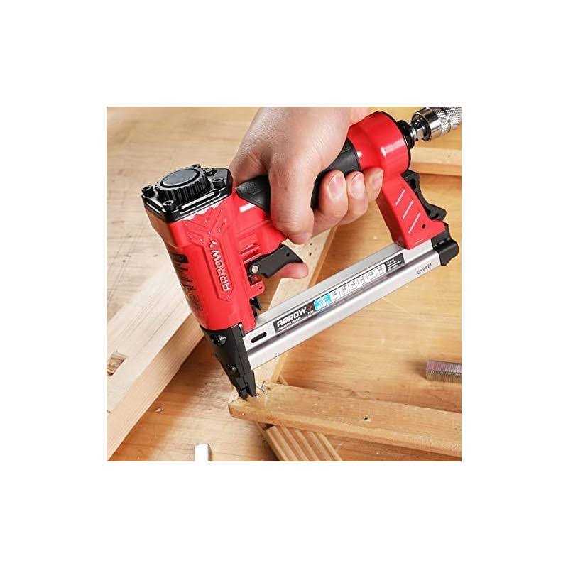 Arrow Pneumatic Staple Gun Oil-Free Upholstery Stapler with 3750 Pieces T50 1/4 - Cheap Fitting