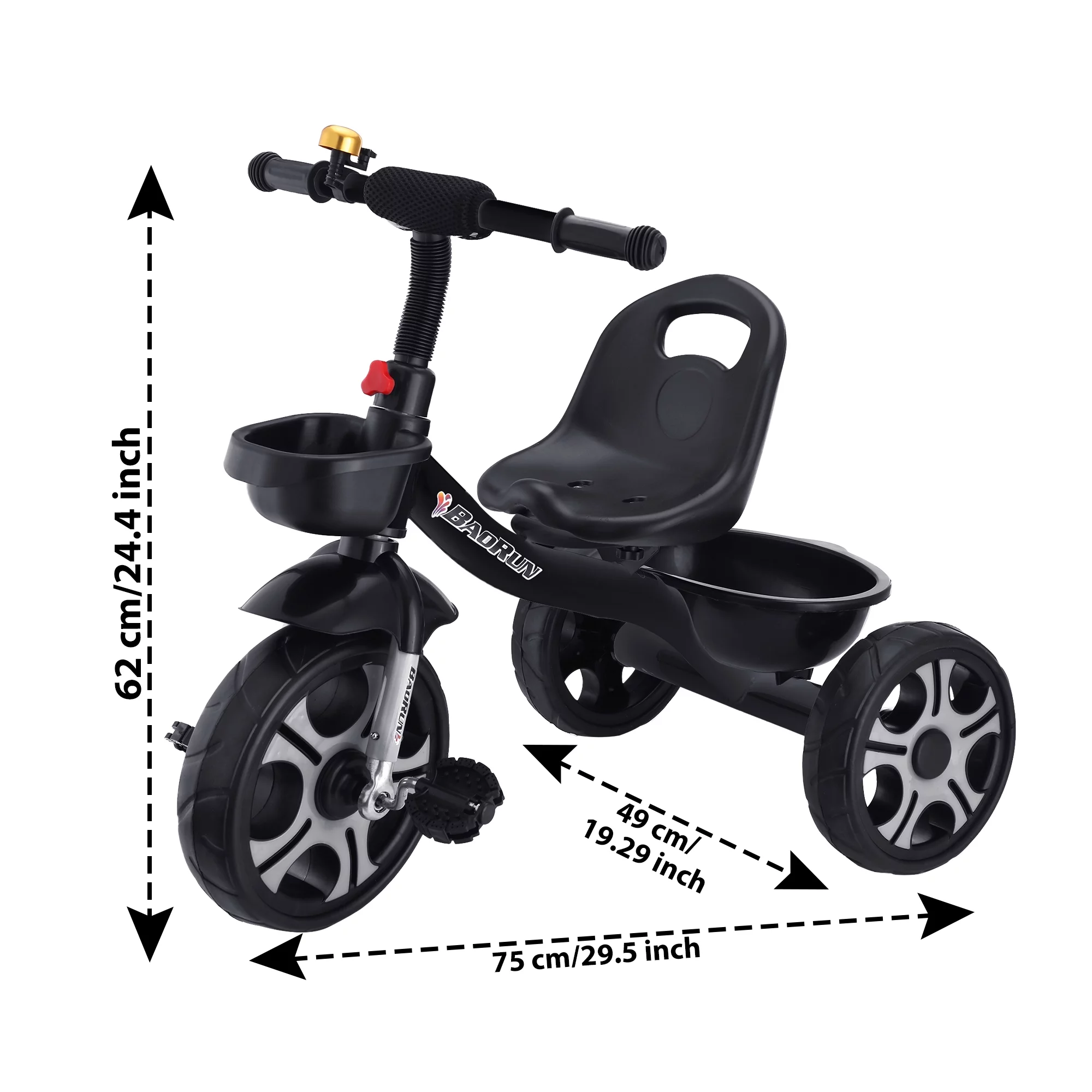 Baby Kids Tricycle, Balance Bike for 2-7 Years Old Kids,Toddler Kids Trikes Gift Toys for Boy & Girl Tricycle, Balance Training, Adjustable Seat - Cheap Fitting