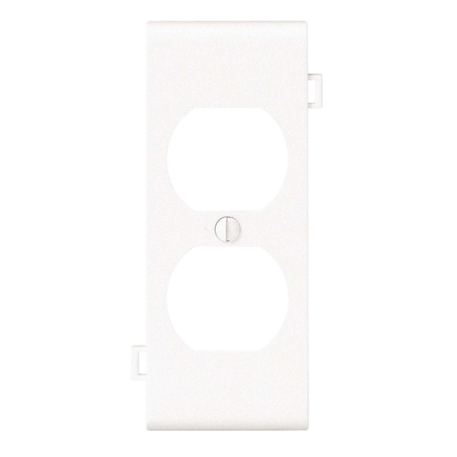 Leviton PSC8-W Duplex Receptacle Sectional Wallplate - Cheap Fitting