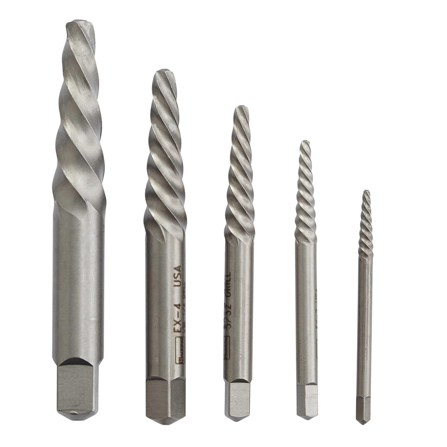 Irwin Screw Extractor Set Spiral 5 Piece 53535 - Cheap Fitting