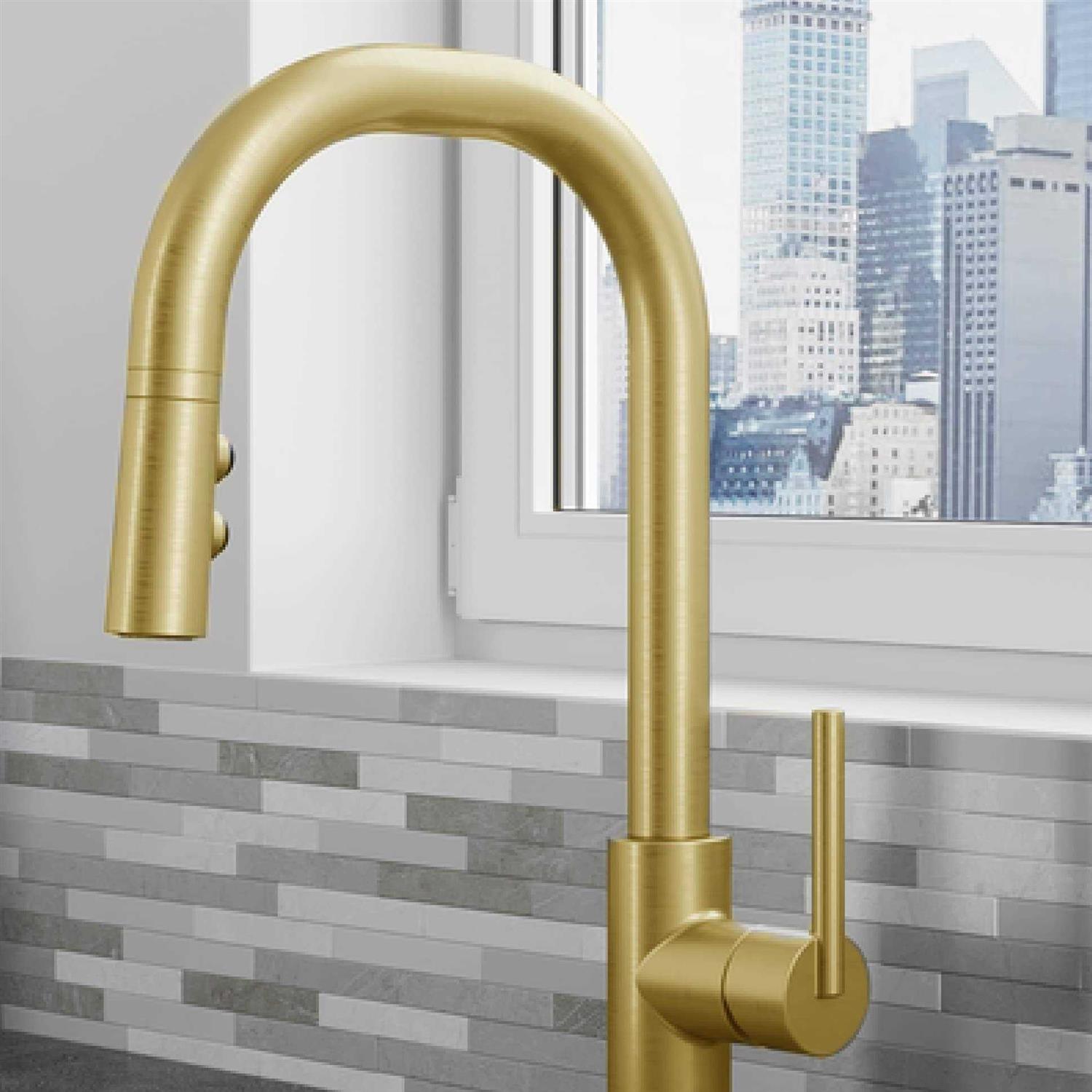 Pfister Zanna Single Handle Pull Down Sprayer Kitchen Faucet with Deckplate and Soap Dispenser - Cheap Fitting