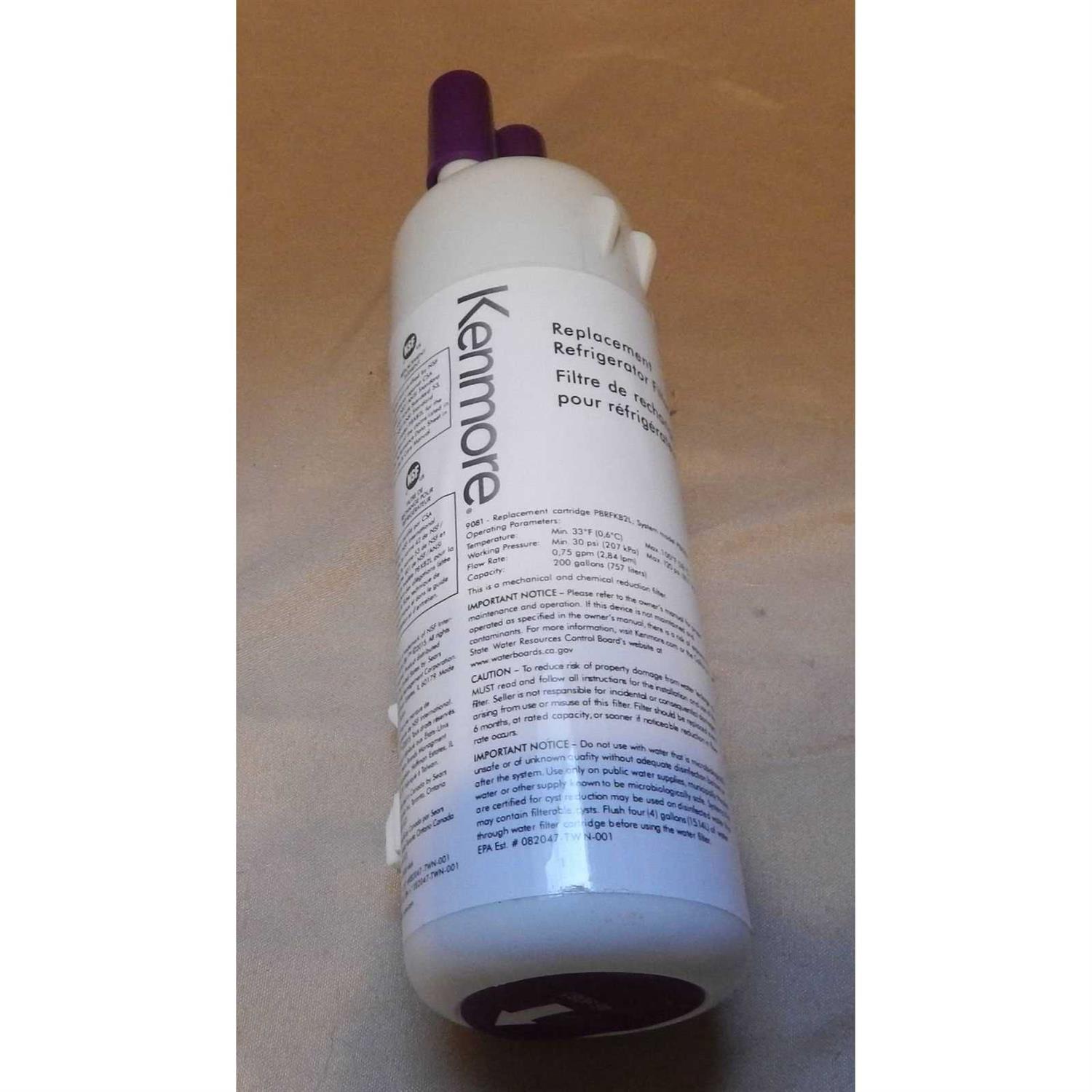 Kenmore 9081 Refrigerator Water Filter - Cheap Fitting