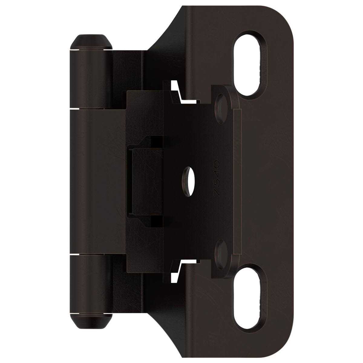 Amerock 1/4 in Overlay Self-Closing Partial Wrap Hinge BPR7566G10 - Cheap Fitting