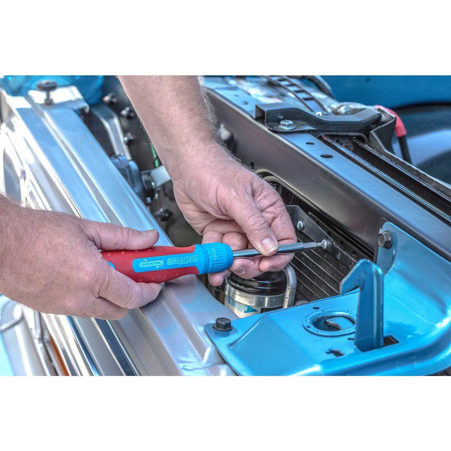 Channellock 131CB 13 in 1 Ratcheting Screwdriver - Cheap Fitting