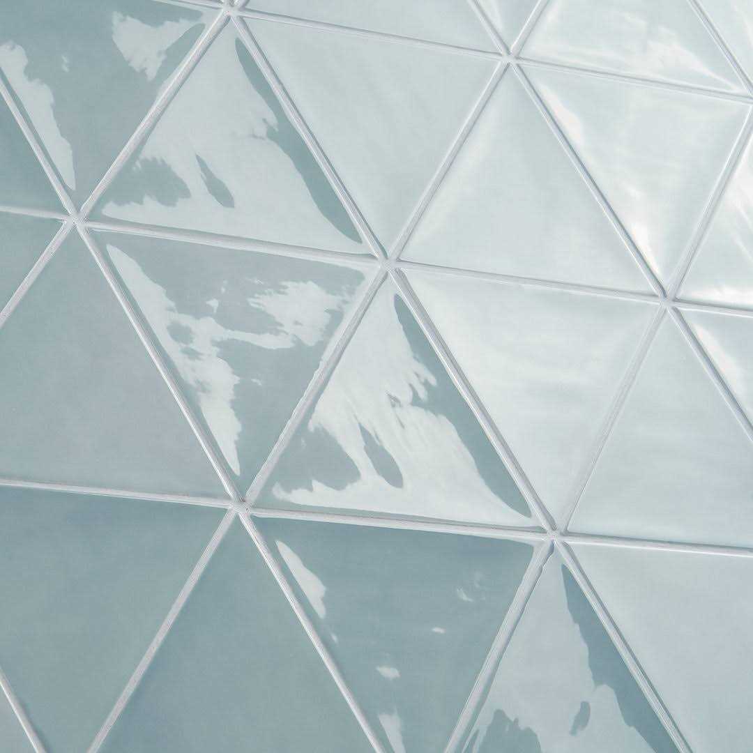 Ivy Hill Tile Siene Triangle 5 in x 4 in Ceramic Wall Tile - Cheap Fitting