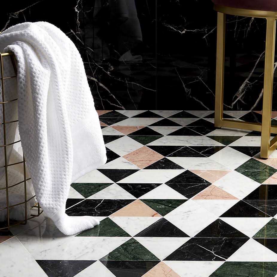 Ivy Hill Tile Prisma 13.5 in. x 7.75 in. Polished Marble Floor and Wall Tile - Cheap Fitting