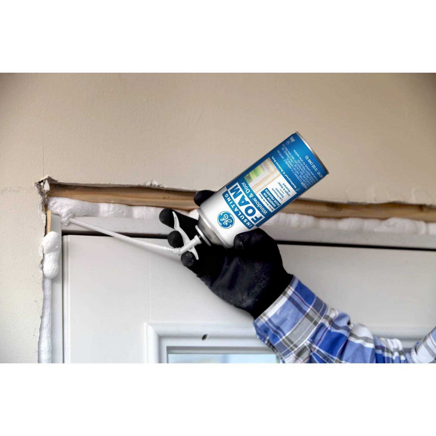 Ge Window & Door Insulating Foam - Cheap Fitting