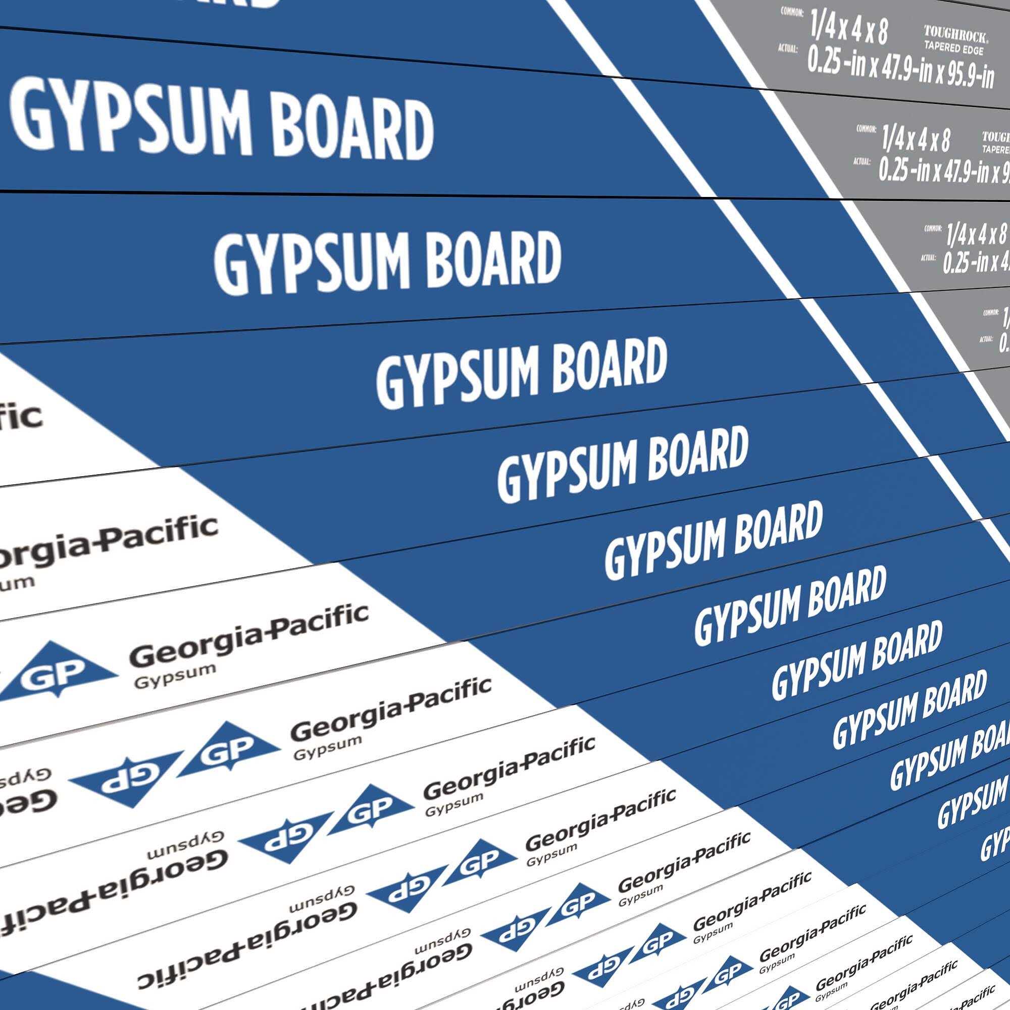 ToughRock 1/4-in 4-ft x 8-ft Regular Drywall Panel - Cheap Fitting