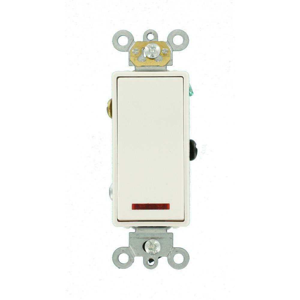 Leviton 5628-2W Decora Plus Rocker Pilot Light Switch - Cheap Fitting