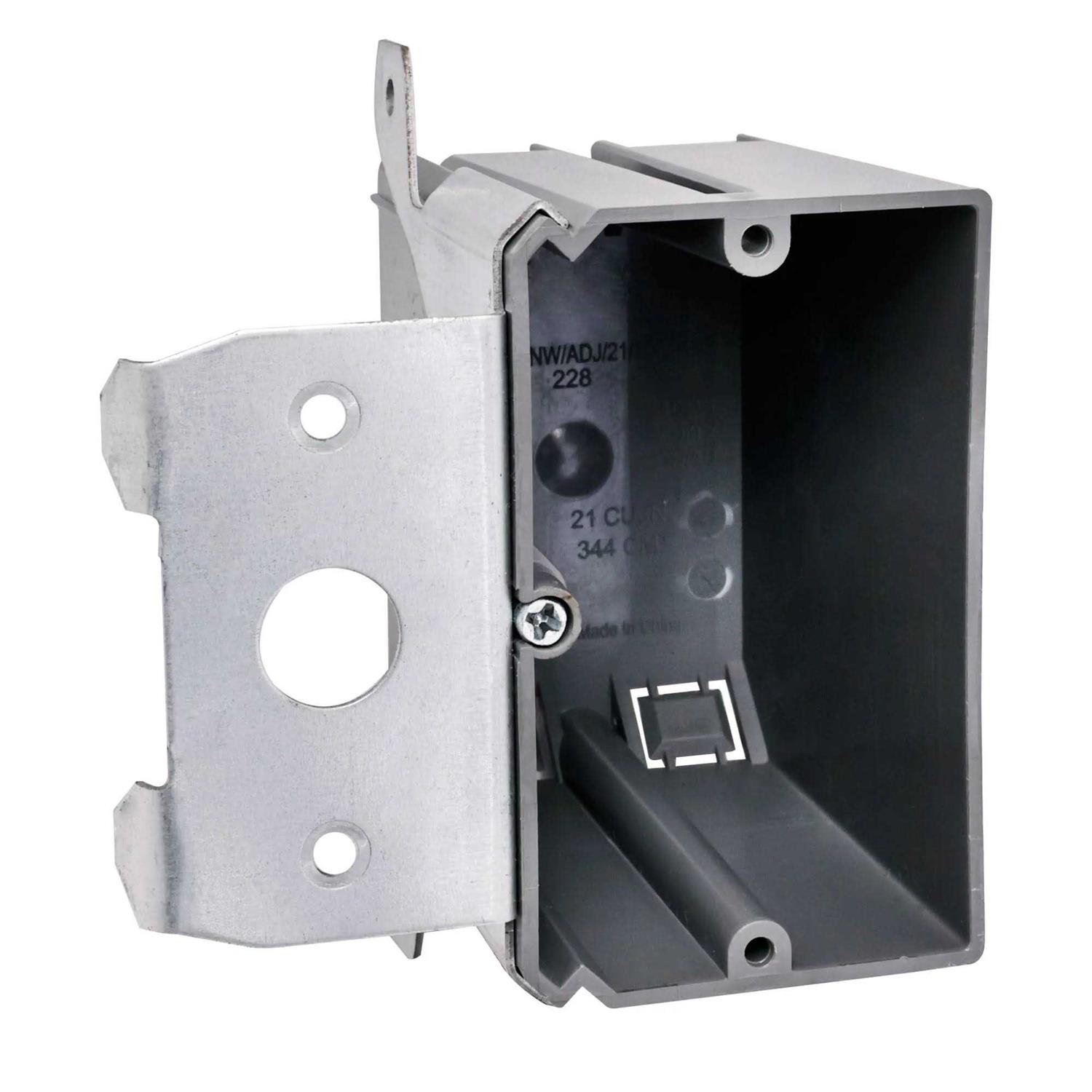 Non-Metallic One-Gang Adjustable Vertical Outlet Box - Cheap Fitting