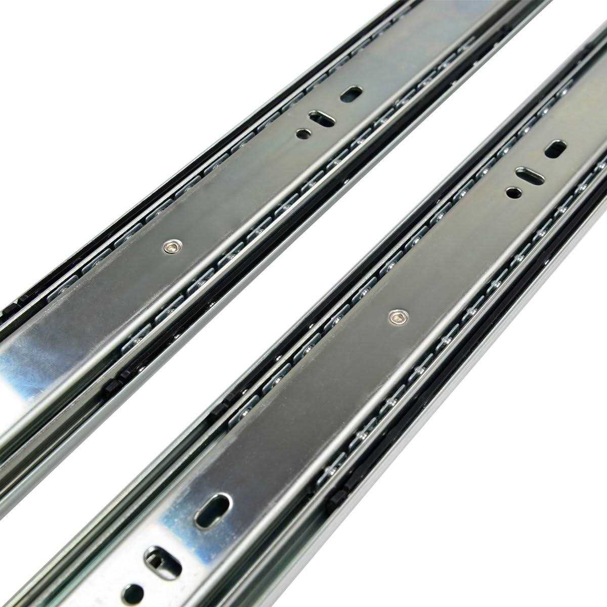 South Main Hardware Side Mount Stainless Steel Ball Bearing Full Extension Drawer Slides - Cheap Fitting
