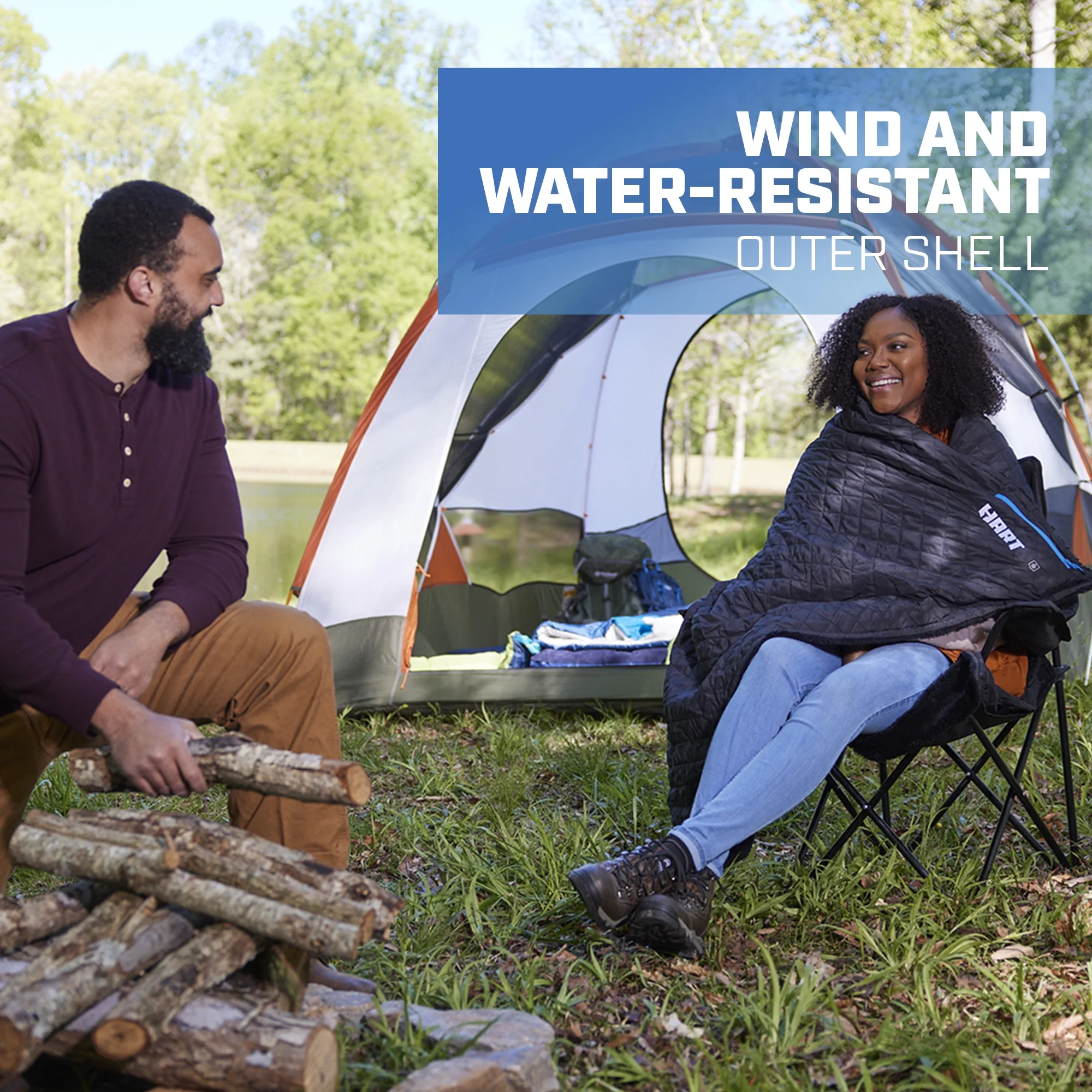 HART 20-Volt Cordless Heated Blanket Kit, Black, (1) 2.0Ah Lithium-Ion Battery - Cheap Fitting