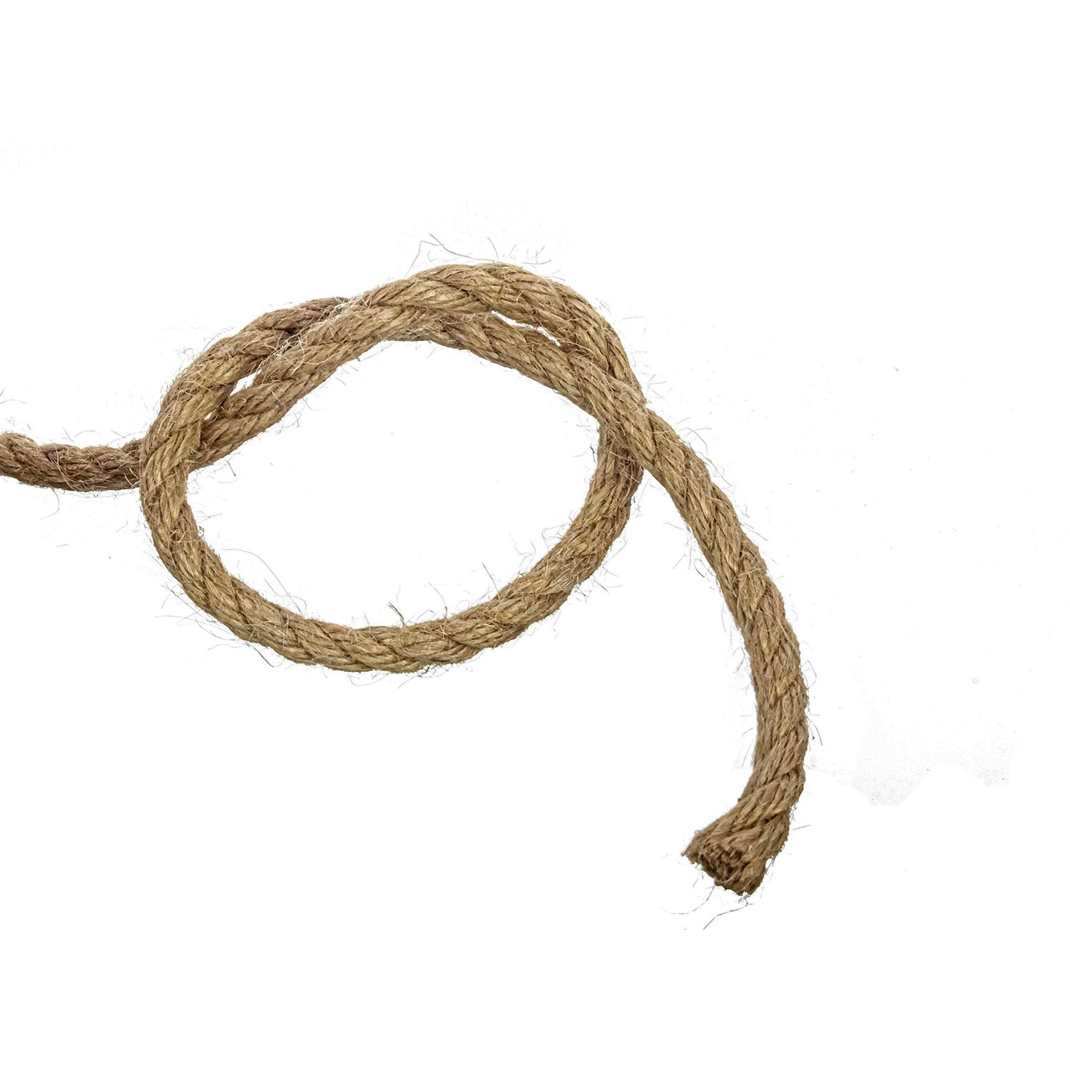KIS Premium Quality Natural Jute Rope 6MM Smell Free - Cheap Fitting