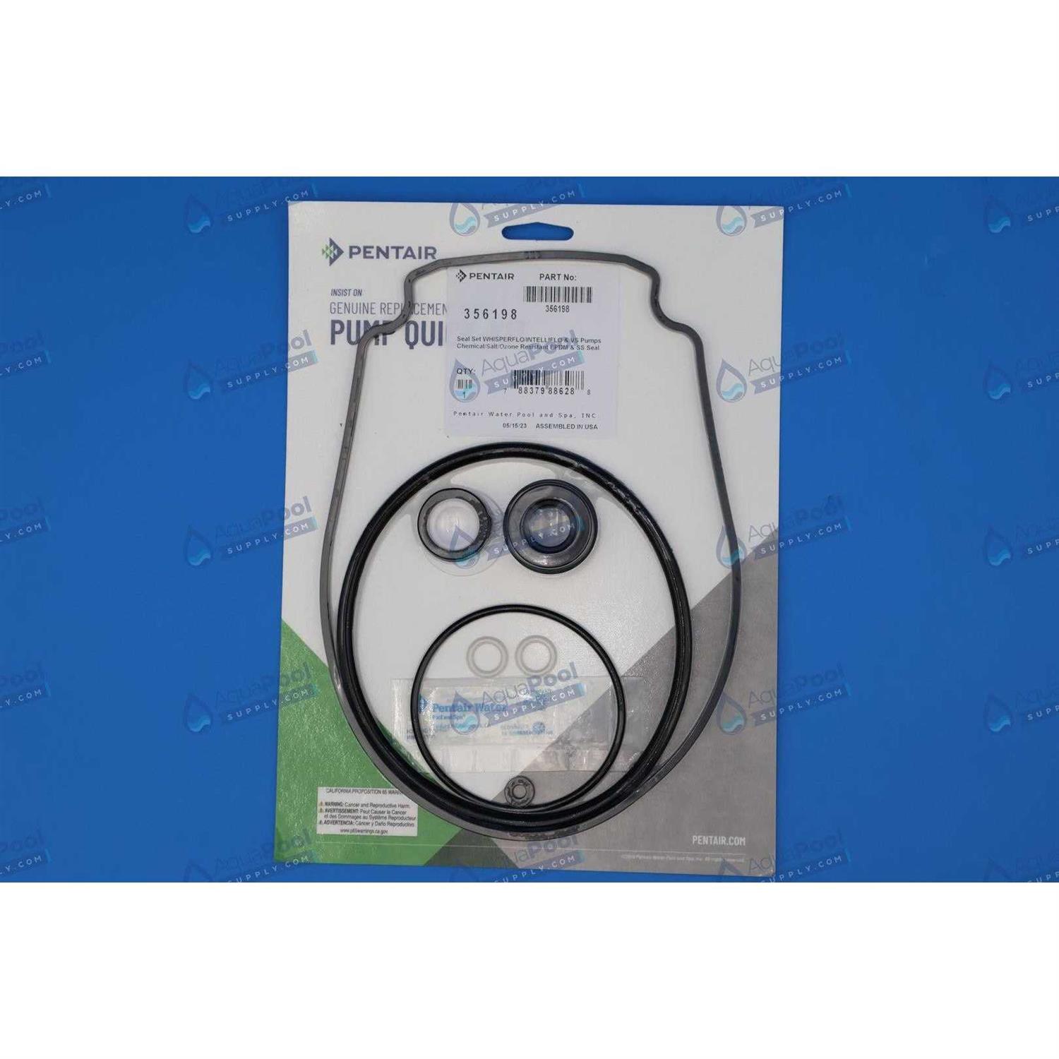 356198 Pentair Seal Kit WhisperFlo IntelliFlo - Cheap Fitting