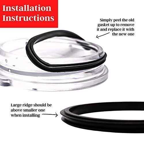 Replacement Rubber Gaskets Compatible with Yeti Lid Gasket-seals Fits 20 oz Insulated Stainless Steel Tumblers - Cheap Fitting