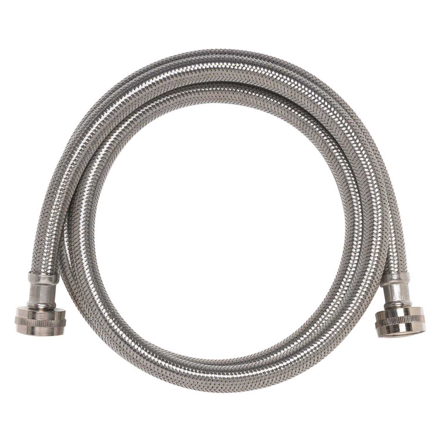 Ace 3/4 in. FHT x 3/4 in. D FHT 60 in. Brass Washing Machine Supply Line - Cheap Fitting