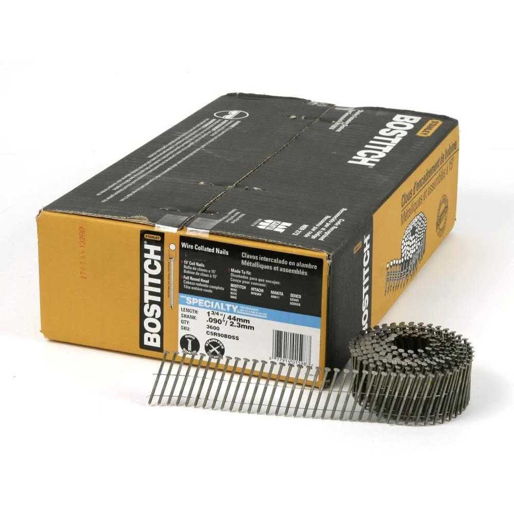 Bostitch C5R90BDSS-316 Stainless Steel Coil Ring Nail - Cheap Fitting