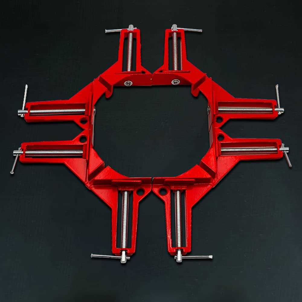 UnvarySam Corner Clamps for Woodworking 90 Degree Clamps 4Pcs Right Angle Clamp Carpenter Square Woodworking Tools for DIY Framing - Cheap Fitting