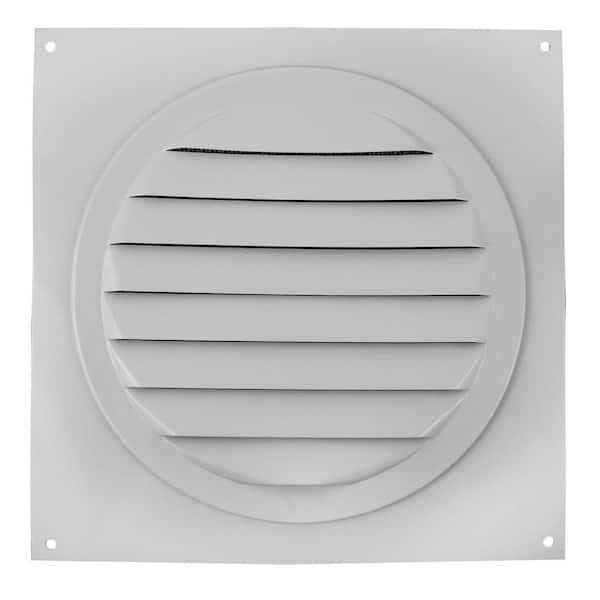 Active Ventilation Aluminum Round Soffit Vent in White - Cheap Fitting