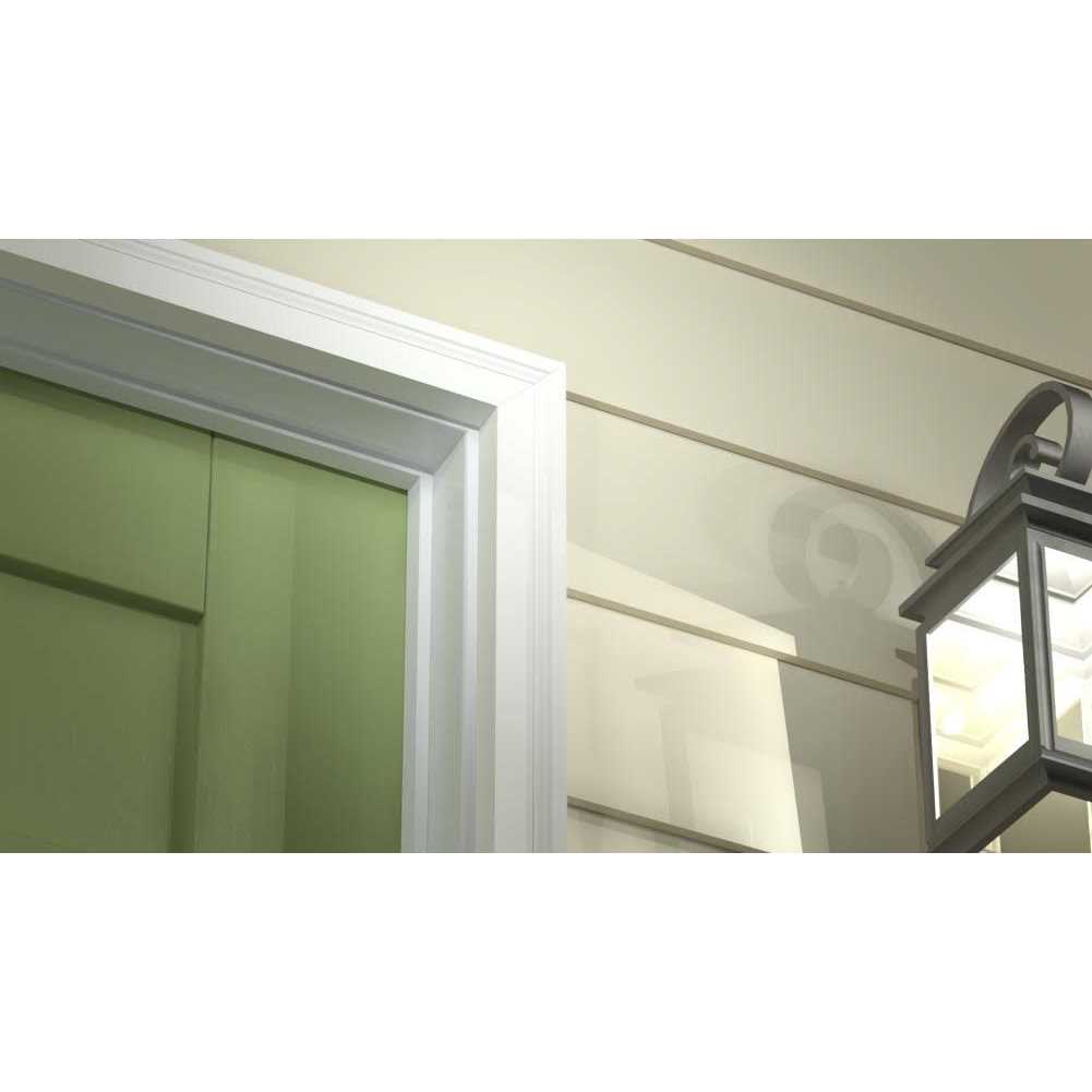 Unbranded 1-1/4-in x 2-in x 8-ft Finished PVC Brick Moulding L182448BM8 - Cheap Fitting