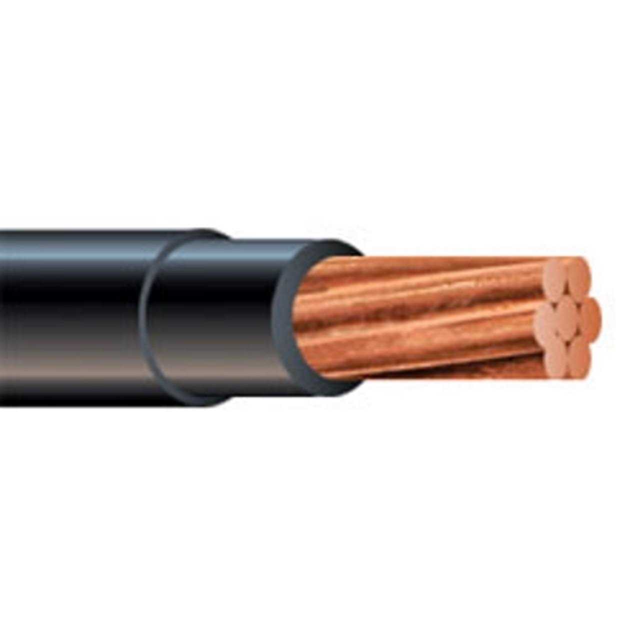 Cerrowire 100 ft. 6 Gauge Black Stranded Copper Thhn Wire - Cheap Fitting